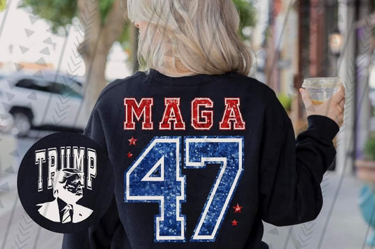 Trump 47 Front & Back