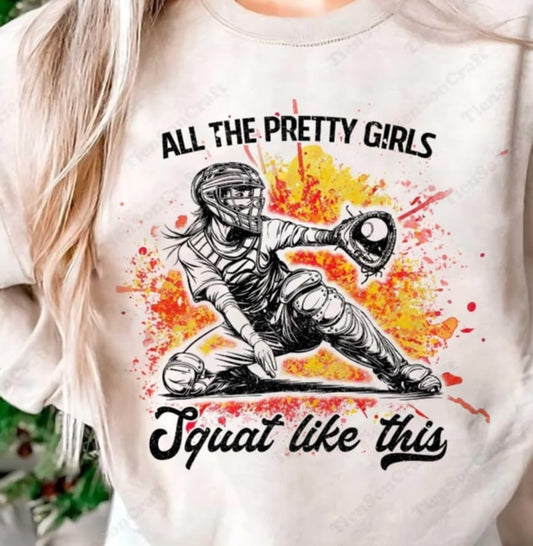 Pretty Girls Squat Like This