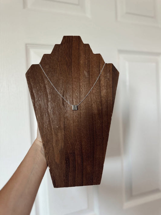 Initial Letter Bubble Necklace