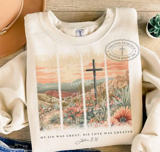 His love was greater