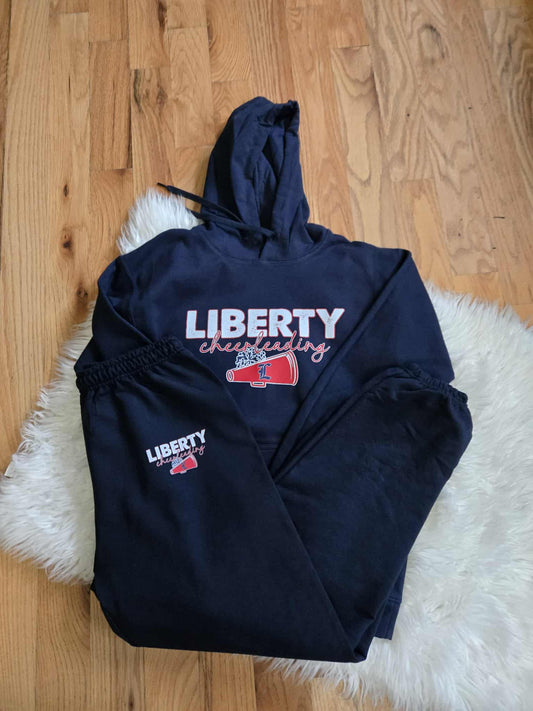 Liberty Basketball Cheer Sweatsuit