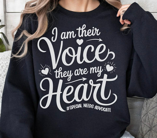 I am their voice they are my heart