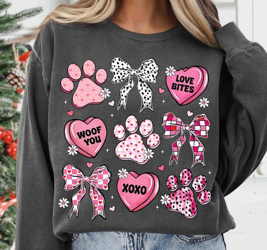 Dog Valentine Bows