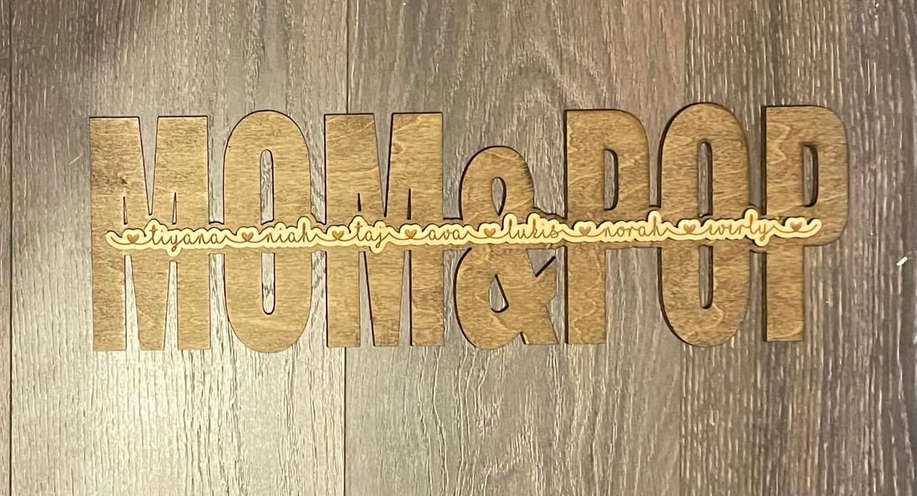 Personalized Mother’s Day Sign