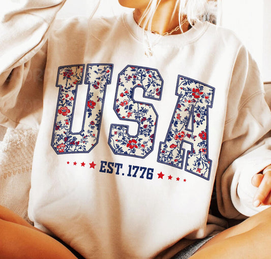 Floral USA Est 1776