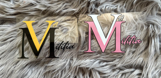 Virginia Militia Car Decal