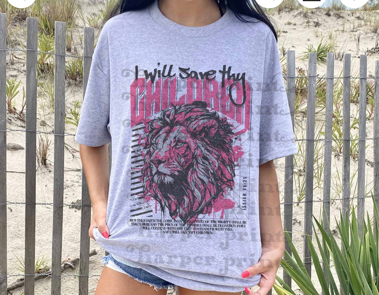 Save thy children Pink