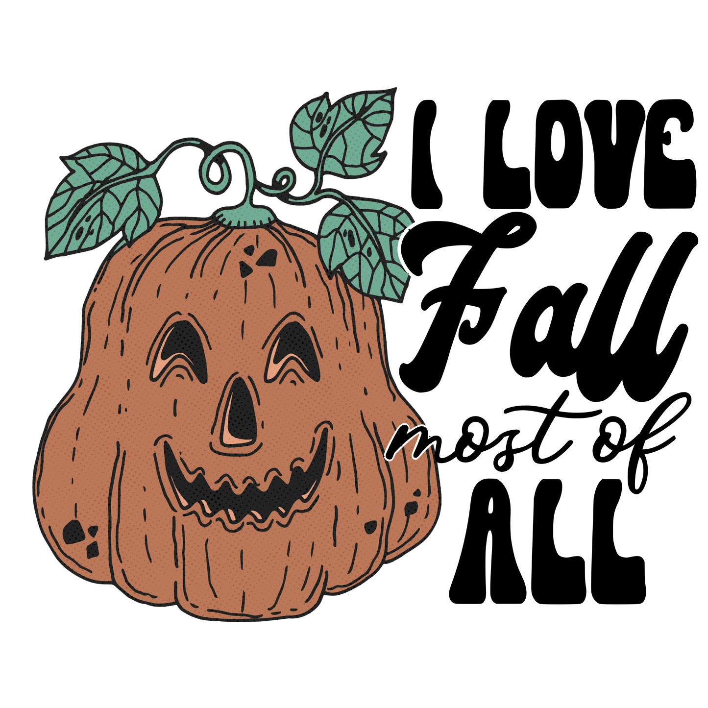 I love fall most of all