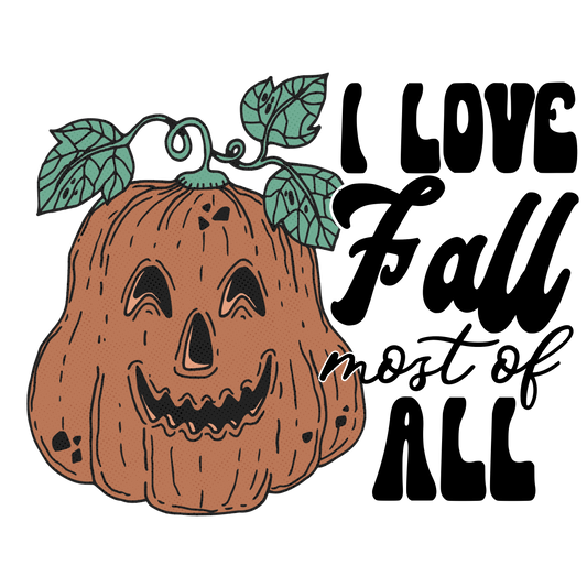 I love fall most of all