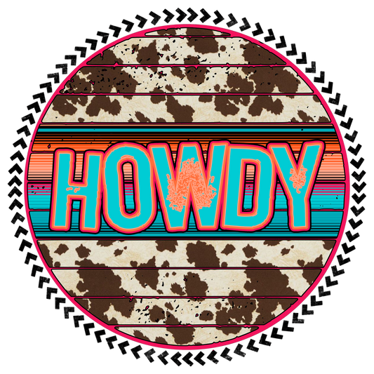 Serape Cow Howdy