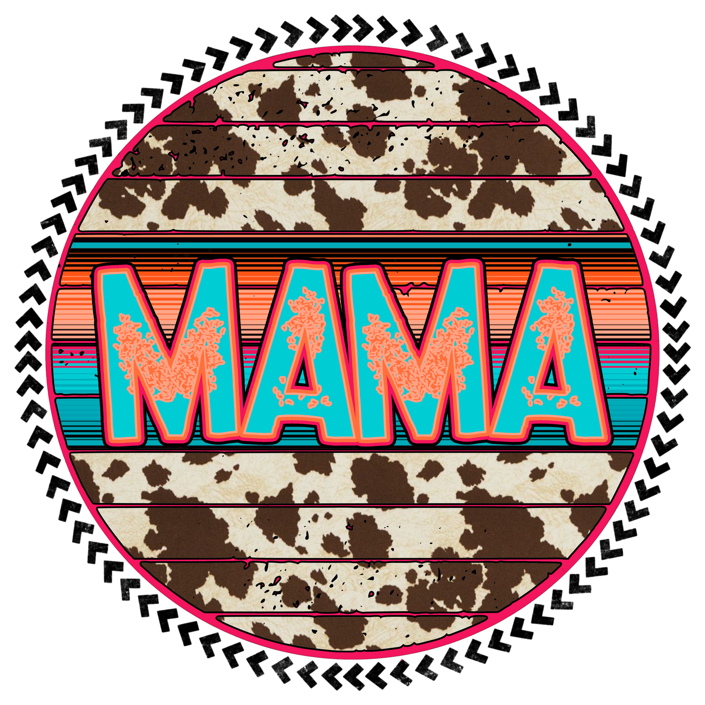 Serape Cow Mama