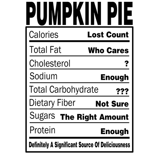 Pumpkin Pie Nutritional Facts