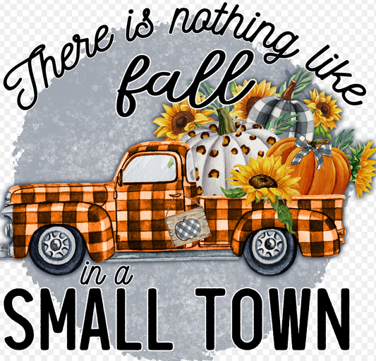Fall in a small town