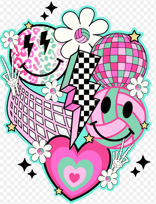 Retro Volleyball youth