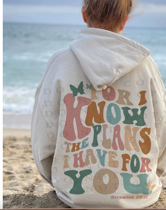 Jeremiah 29:11- Front & Back