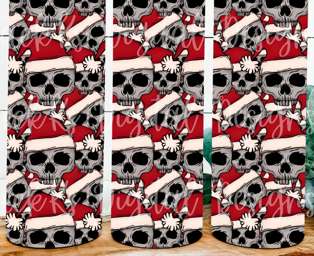 Santa Skulls Tumbler