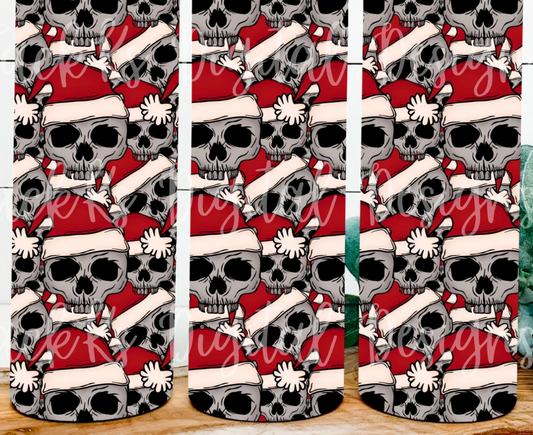 Santa Skulls Tumbler