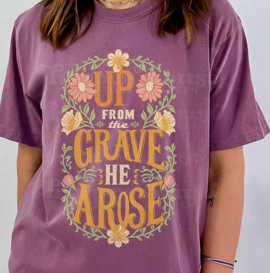 Up from the grave he arose