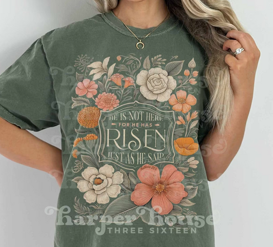 He is risen- floral
