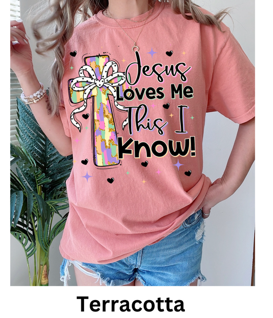 Jesus loves me pastel