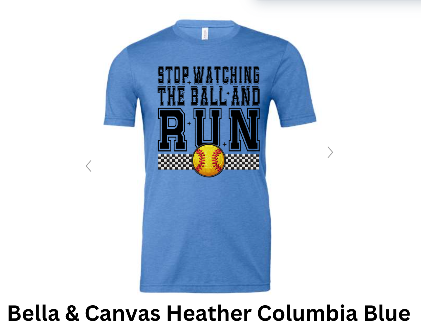 Stop watching the ball softball