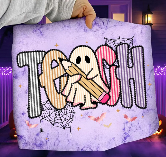 Teach Ghost Seersucker