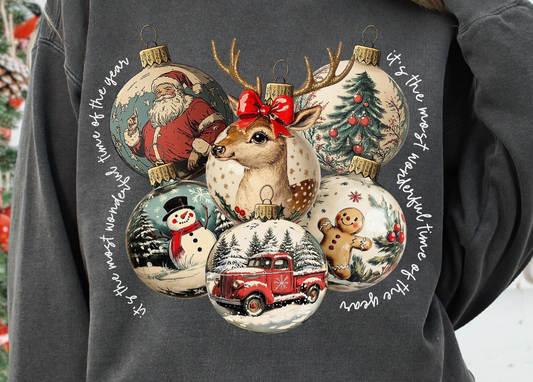 Most Wonderful Time of the Year Vintage Christmas