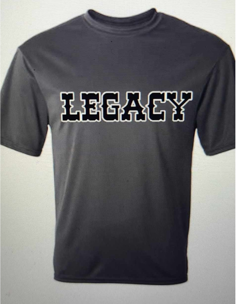 Legacy (Black with White outline) - Regular & Front/Back
