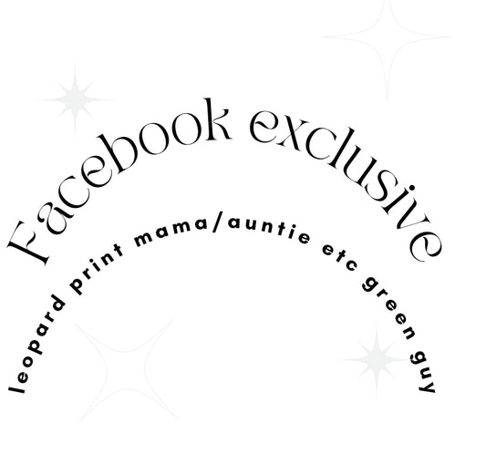 Fb exclusive Leopard Mama/Auntie/Memaw/mommy green guy with names down the sleeve