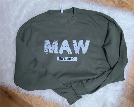 Any title and EST with names on sleeve