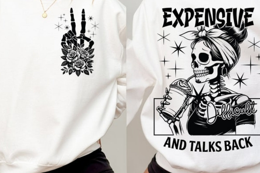 Expensive, Difficult and talks back front and back