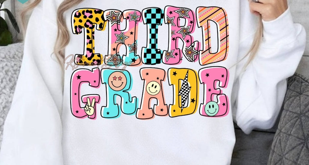 Grade tee (prek-5th) adult