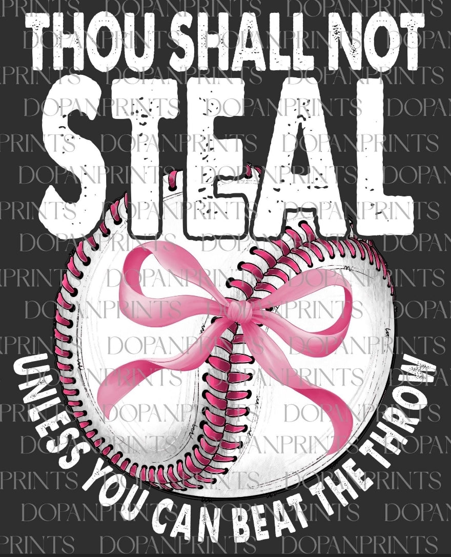 Thou should not steal softball