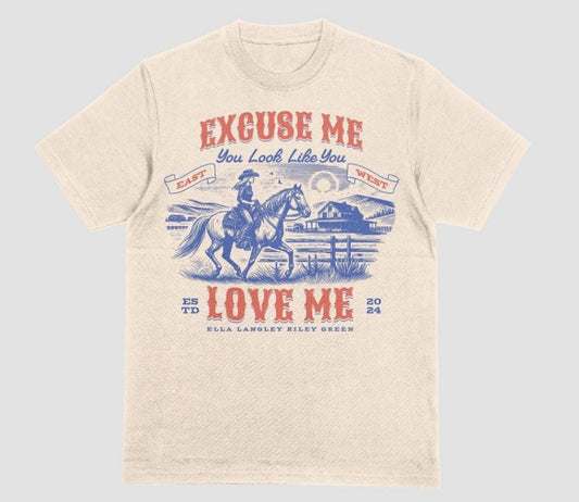 Excuse me you look like you love me