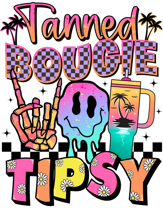 Tanned Bougie Tipsy- Front & Back