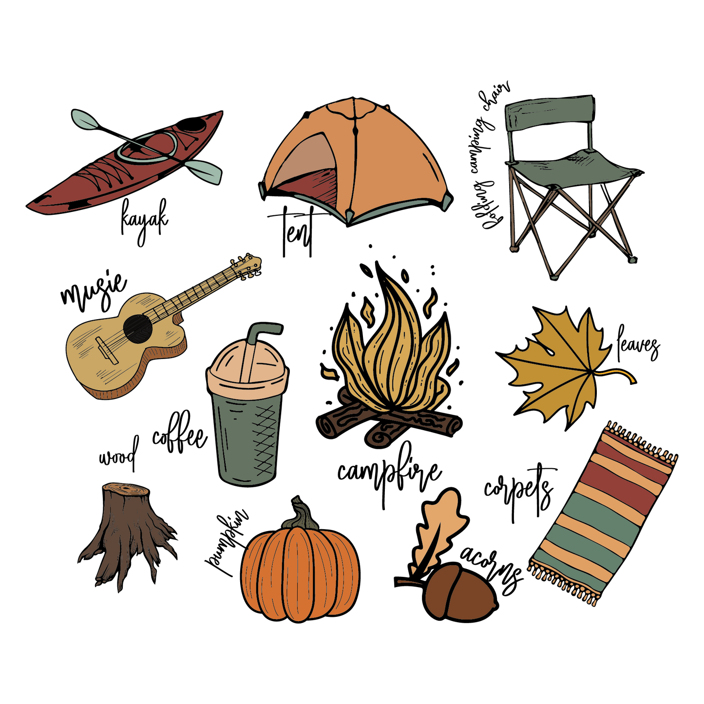 Fall outdoors print