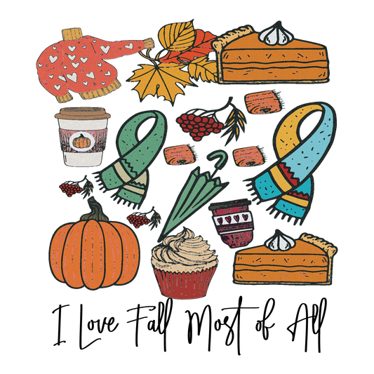 I love fall most of all