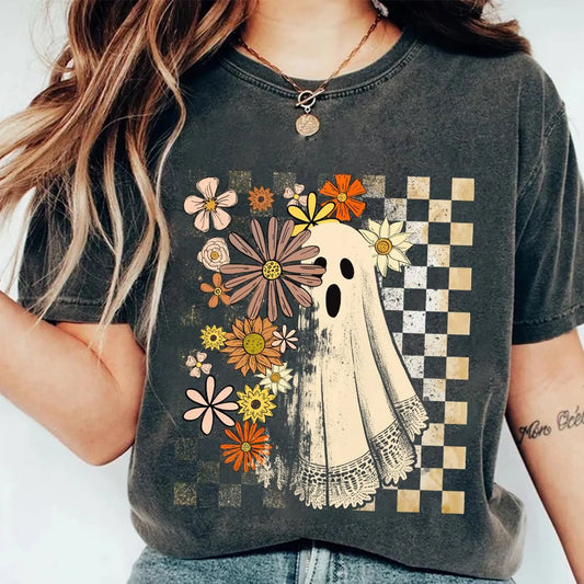 Halloween Fall Ghost Lace