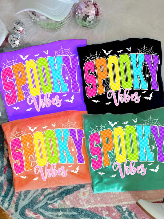 Retro Halloween Neon Spooky Vibes