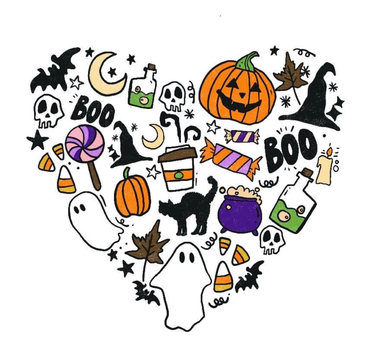 Halloween Heart Kids