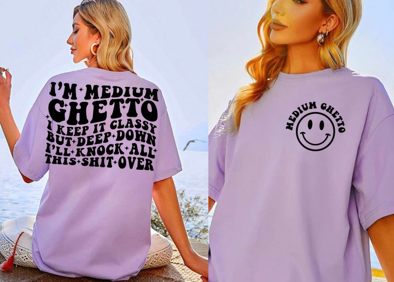 Medium Ghetto front and back