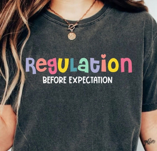 Regulation before expectation
