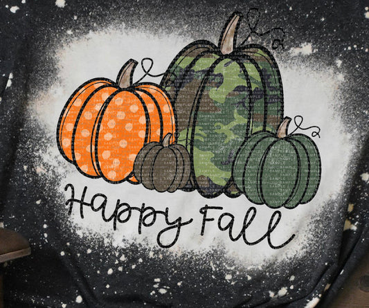 Camo fall pumpkins