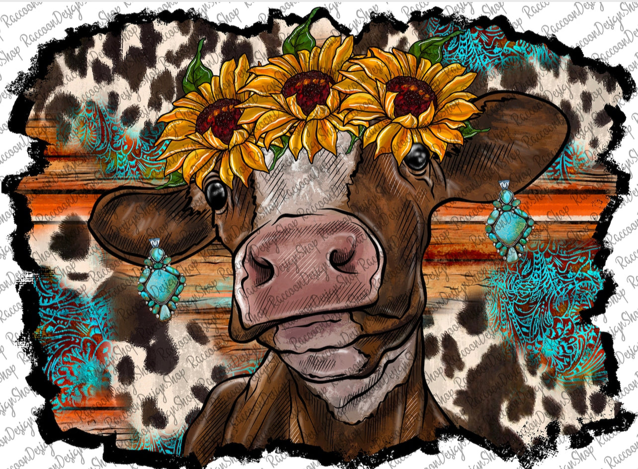 Sunflower Cow