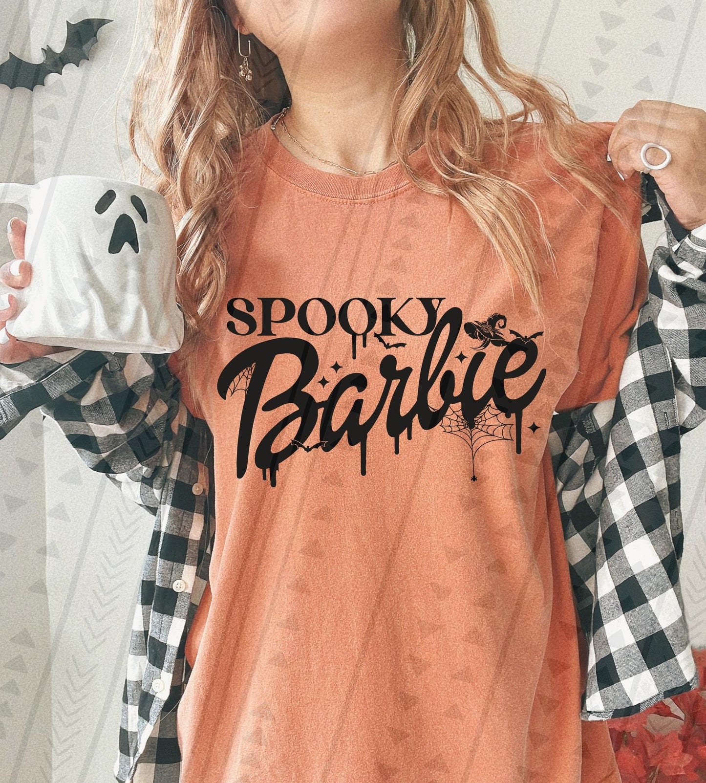 Spooky Barb- black font