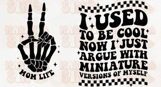 I use to be cool front and back