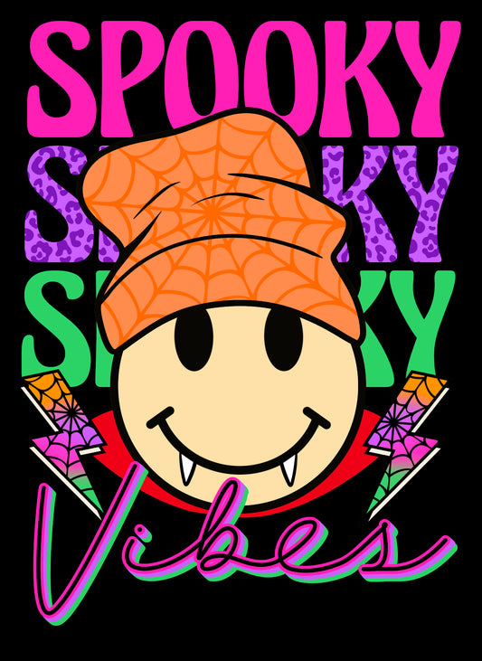 Spooky Vibes front and back