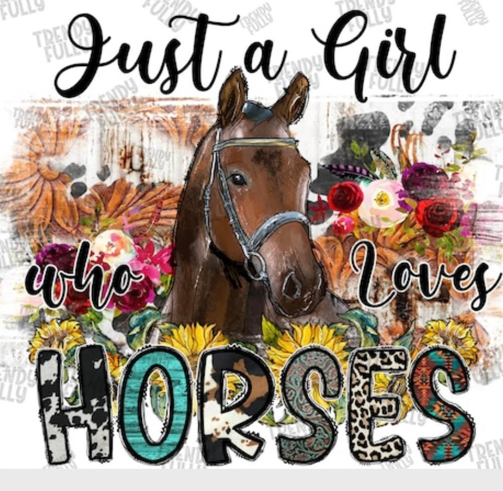 Just a girl who loves horses
