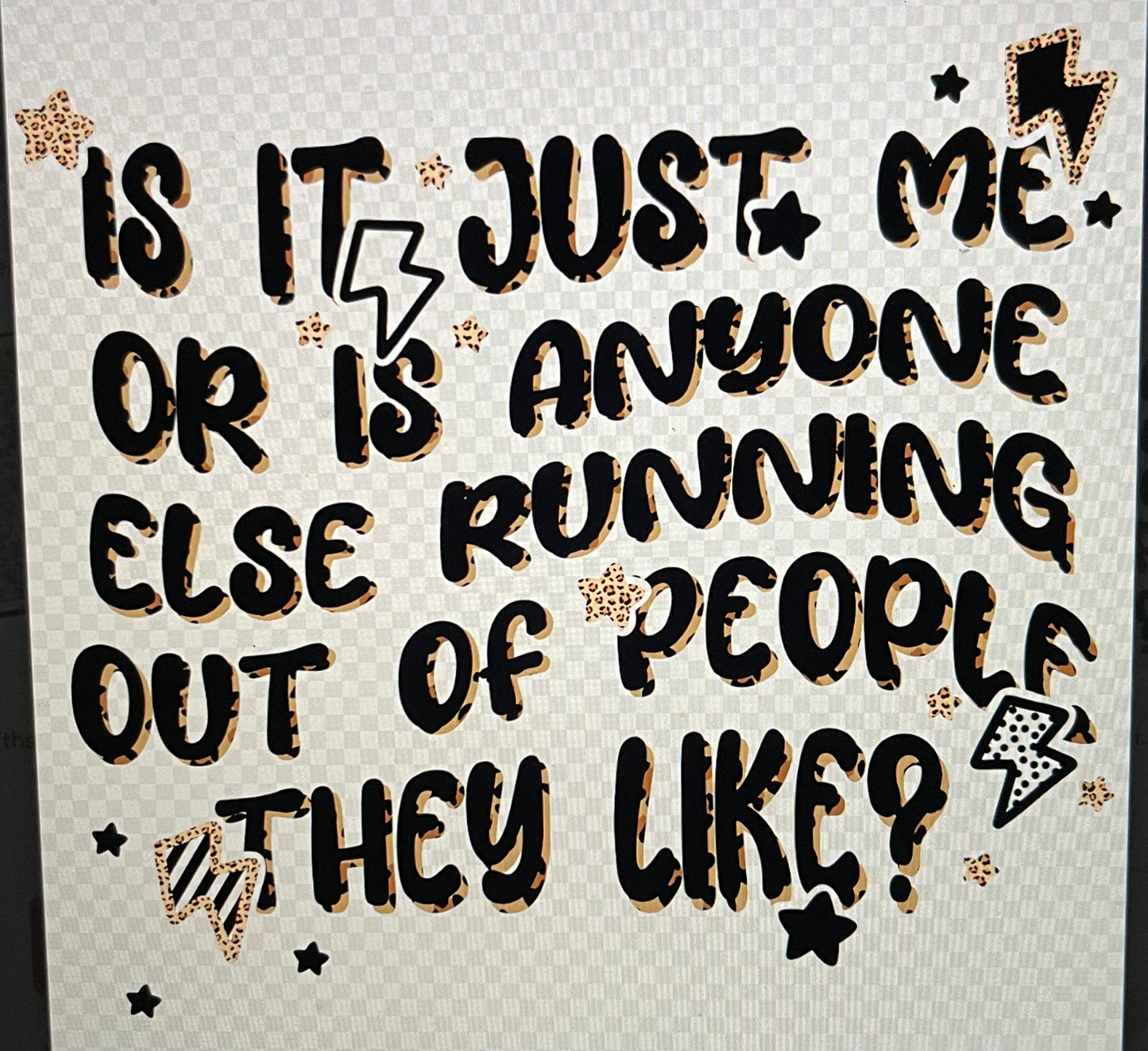 Is it just me