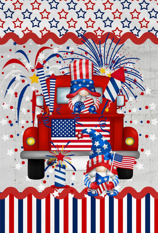 Red, White, and Blue Gnome Flag